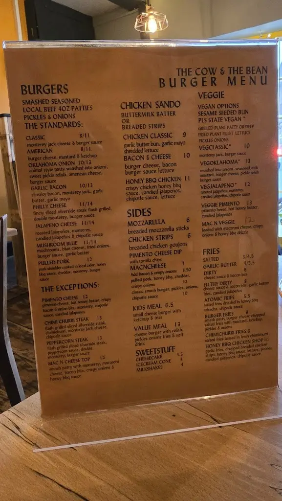 Menü_thecow&thebean_Axminster_Bild_1