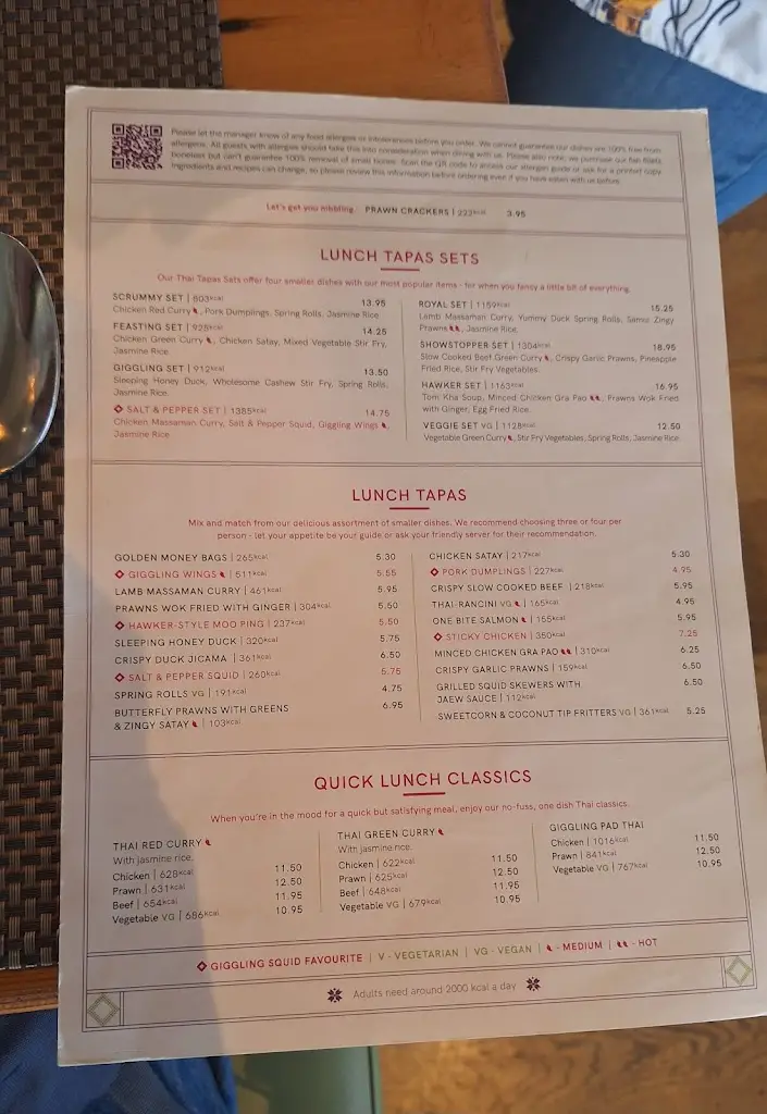 Menu_Giggling Squid - Esher_Esher_immagine_2