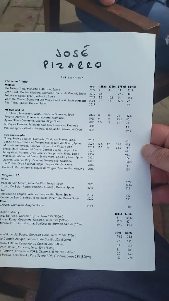 Menu_José Pizarro The Swan Inn_Esher_image_2