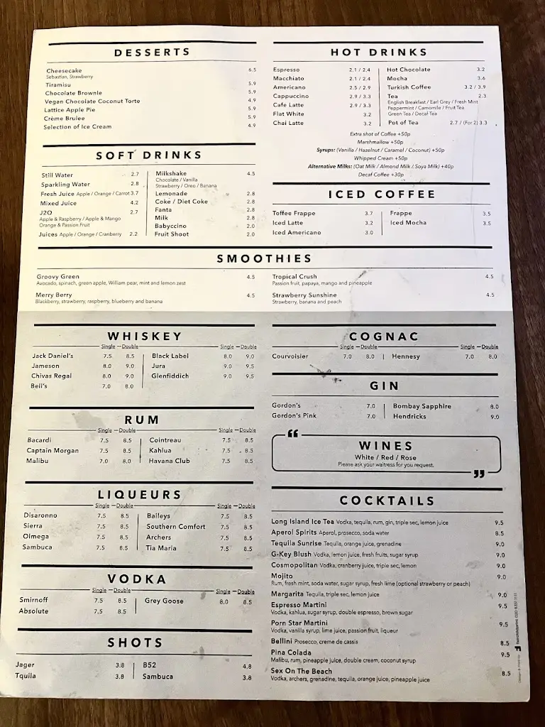 Menu_La Vida Café and Bistro_Enfield Town_image_2