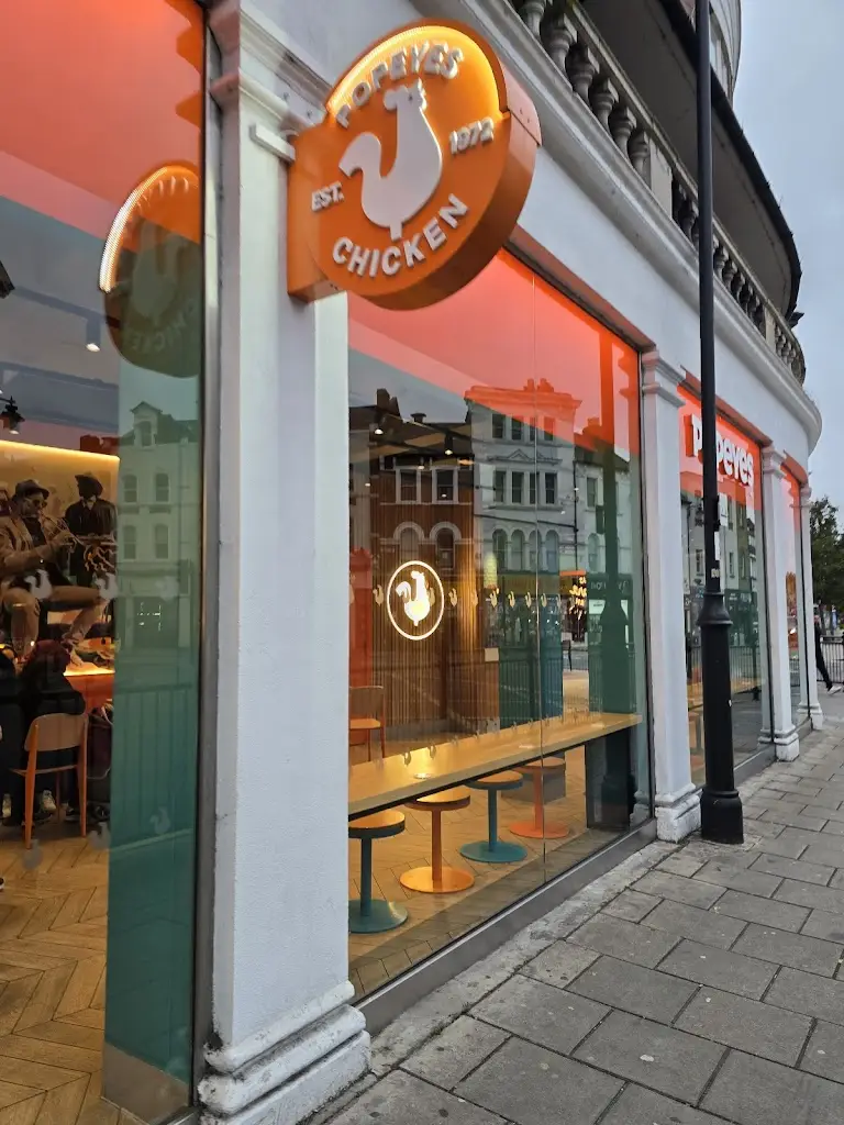 Popeyes Louisiana Chicken restaurant in Enfield Town