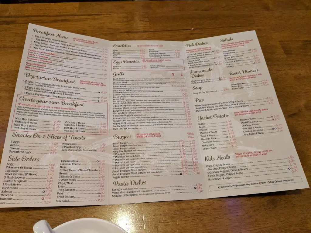 Menu_Olive Tree Cafe_Enfield Town_immagine_3