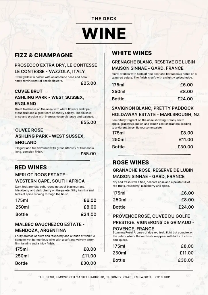 Menu_The Deck Emsworth_Emsworth_image_3