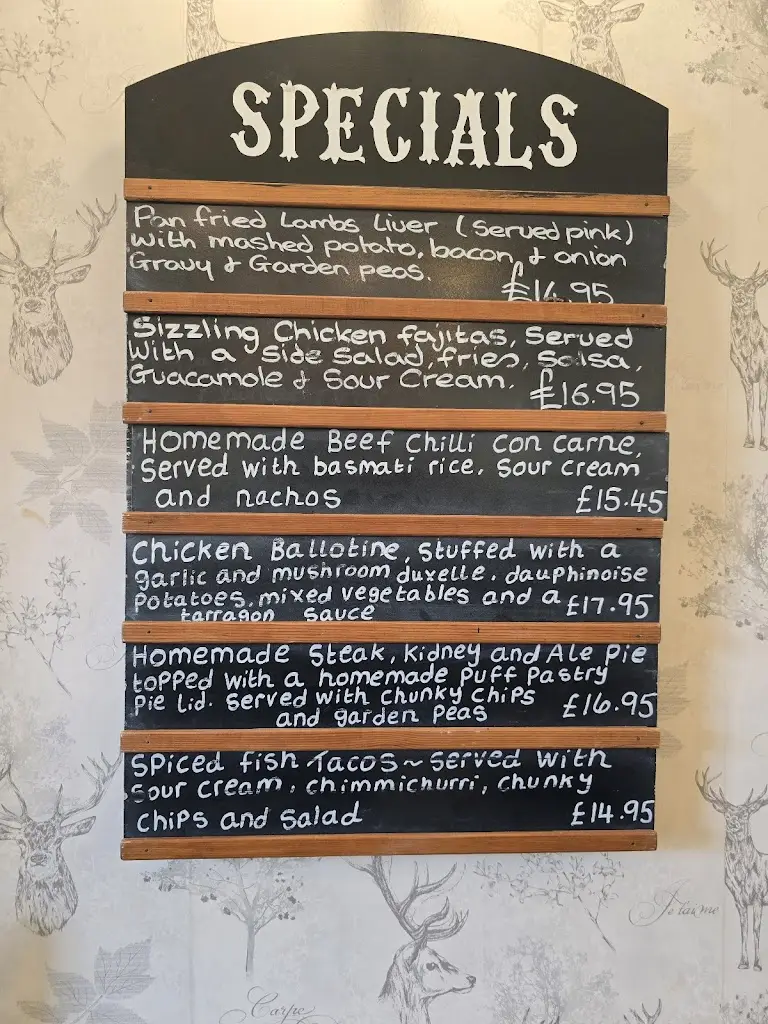 Menü_The Hunters Lodge Inn_Axminster_Bild_2