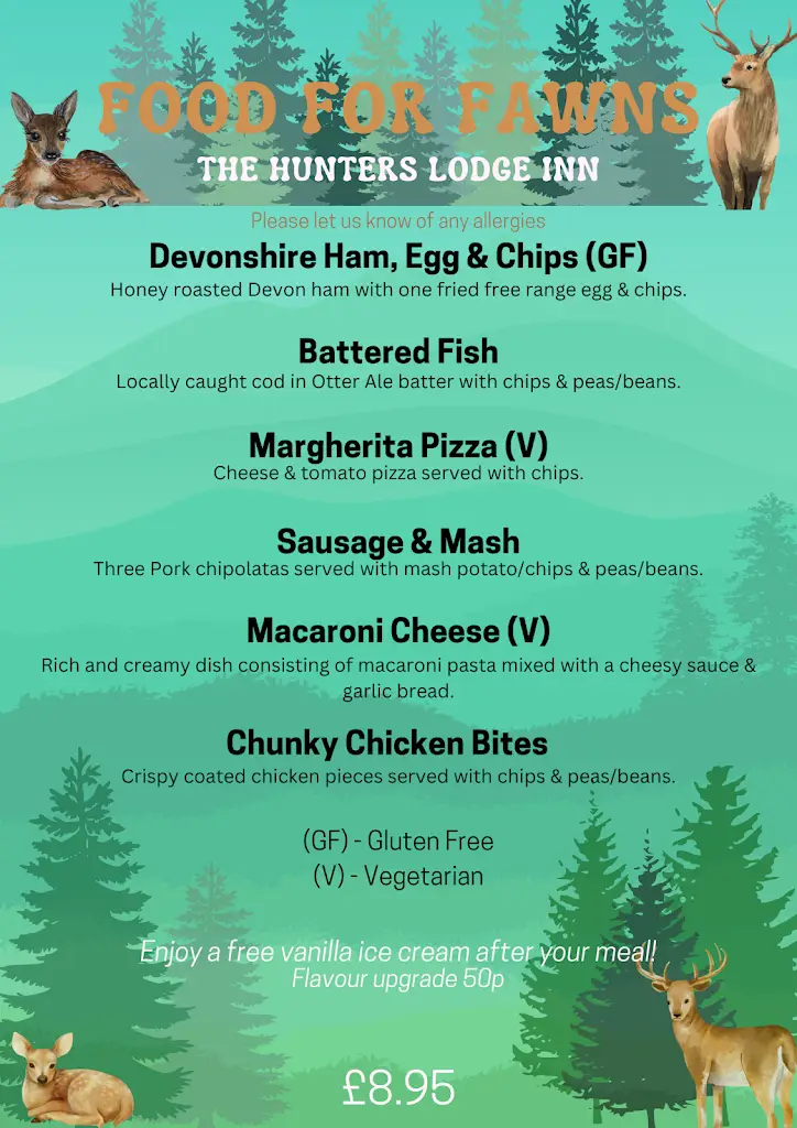 Menü_The Hunters Lodge Inn_Axminster_Bild_4