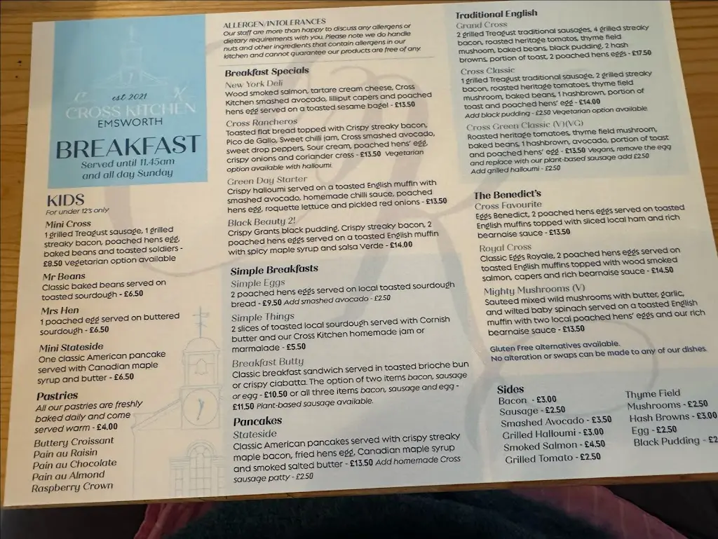 Menu_Cross Kitchen Emsworth_Emsworth_immagine_1