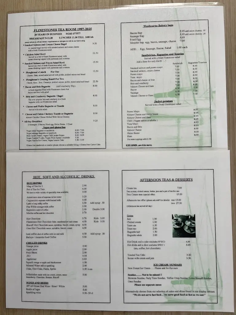 Menu_Flintstones Tea Room_Emsworth_image_1