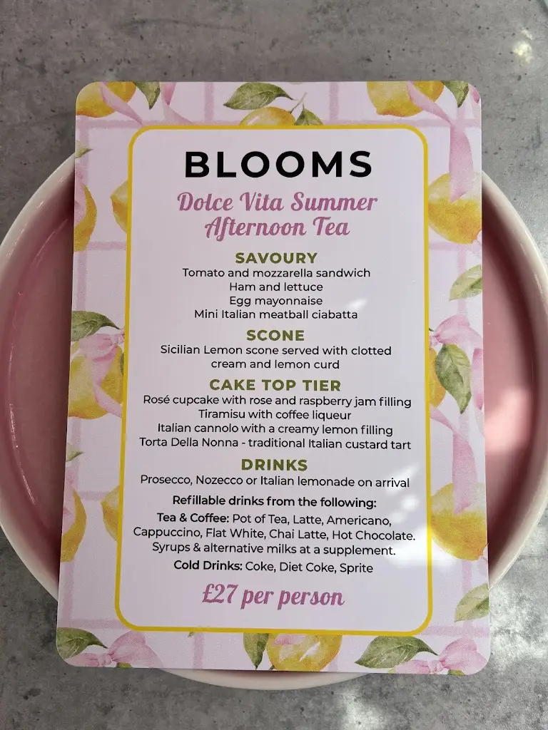 Menu_BLOOMS Restaurant & Tearoom_Emsworth_image_3