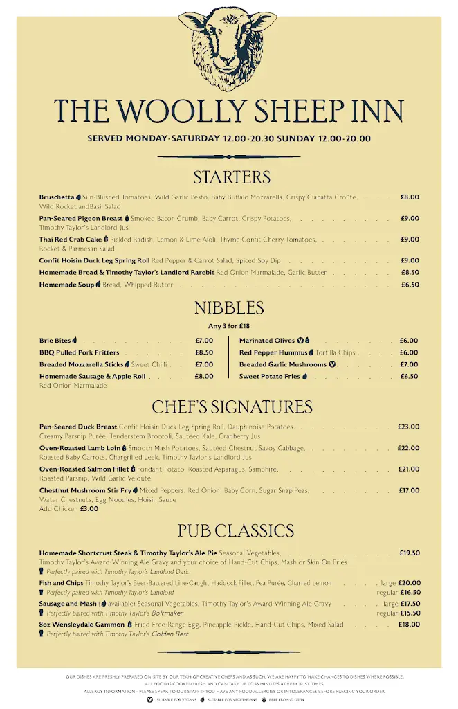 Menu_The Woolly Sheep Inn_Embsay_image_3