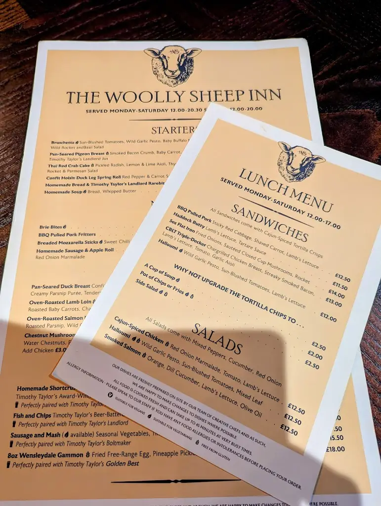 Ben Mcloughlin_The Woolly Sheep Inn_Embsay_review