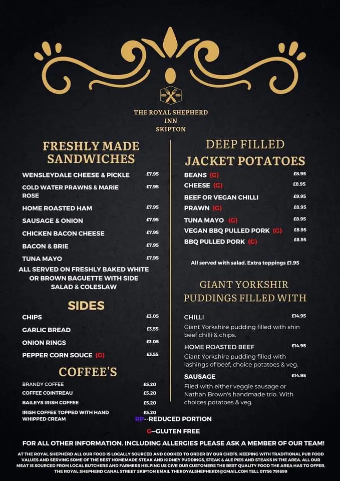 Menu_The Royal Shepherd Inn_Embsay_image_1