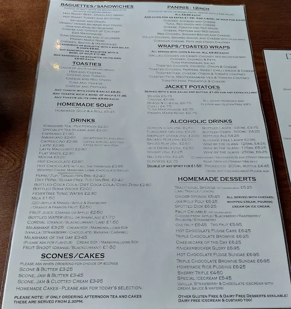 Menu_Dales Cottage Cafe & Grill_Embsay_immagine_2