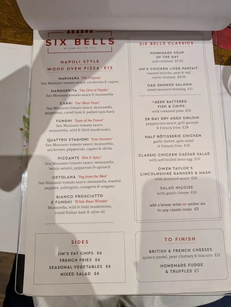 Menü_Six Bells_Essendine_Bild_2