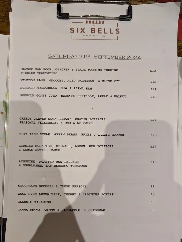 Menü_Six Bells_Essendine_Bild_4