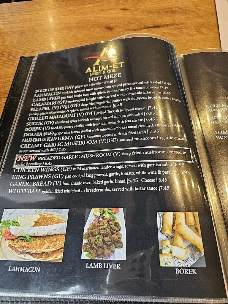 Menu_Alim-Et Larkfield_Aylesford_immagine_2