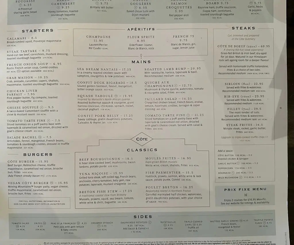 Menu_Côte Exeter_Exeter_image_1