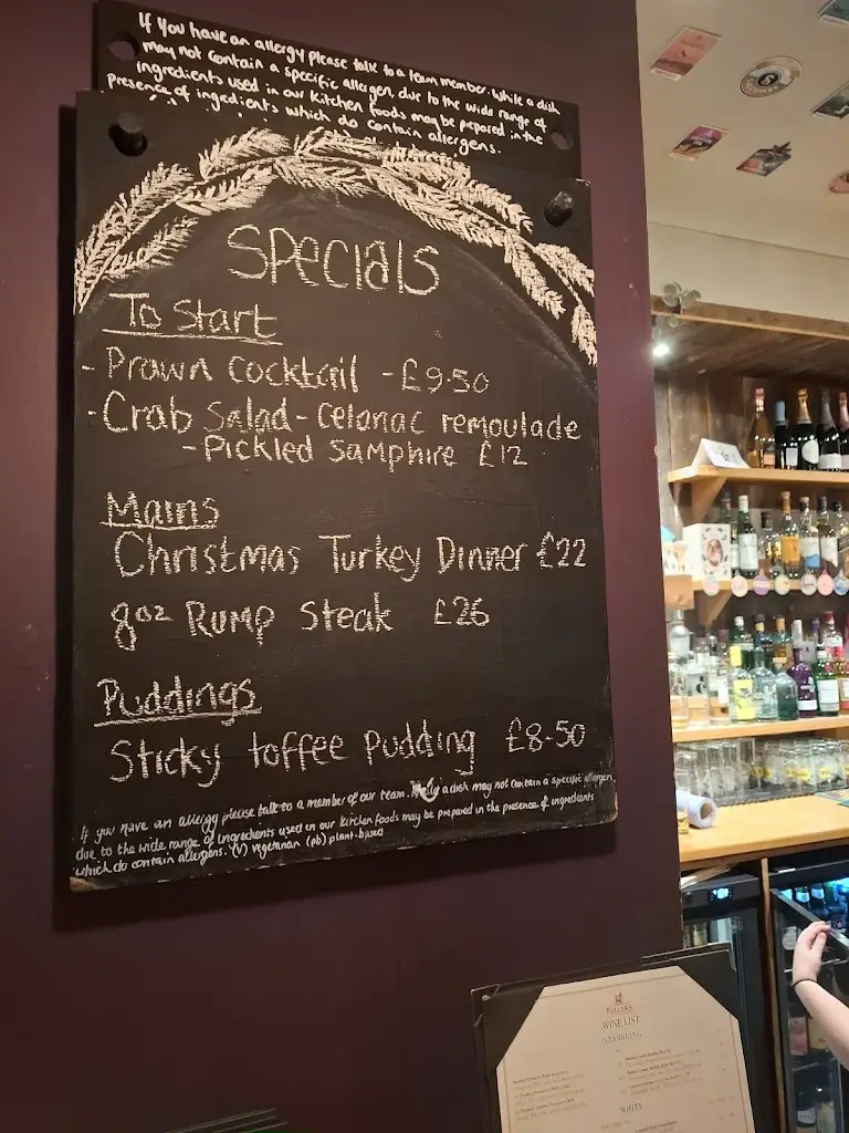 Menu_The Frog & Wicket, Eversley_Eversley_immagine_1