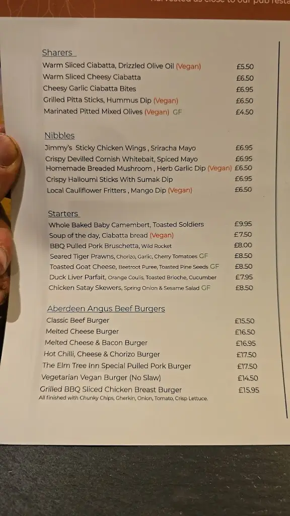 Menu_The Elm Tree Inn_Emneth_image_1