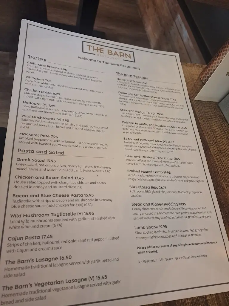 Menu_The Barn Restaurant_Emneth_image_1