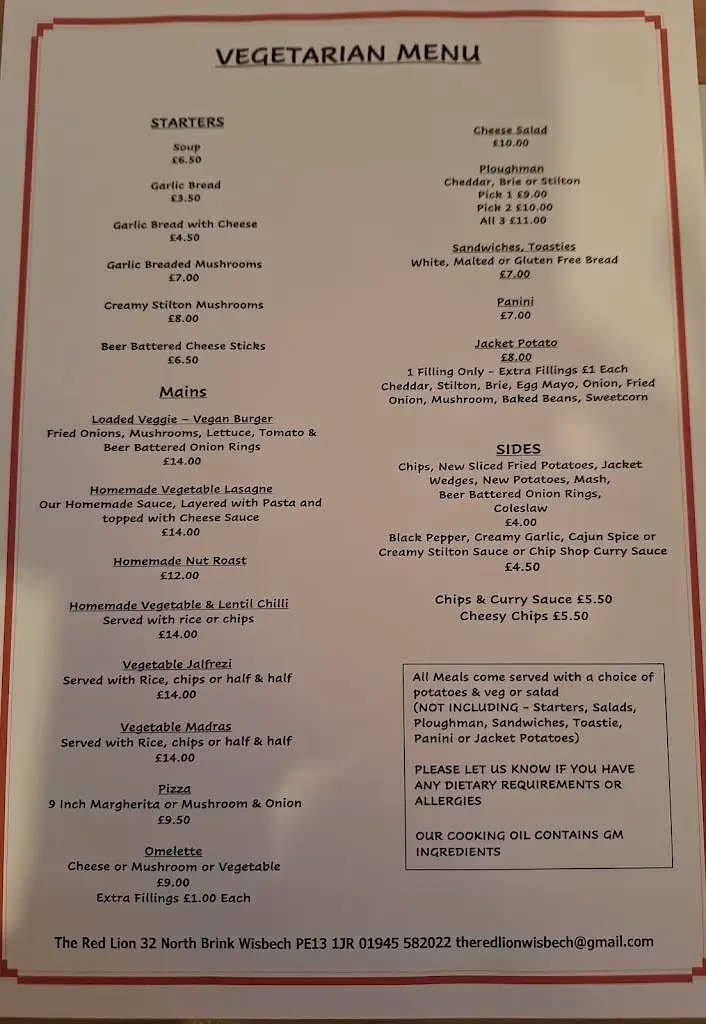 Menu_The Red Lion_Emneth_image_1