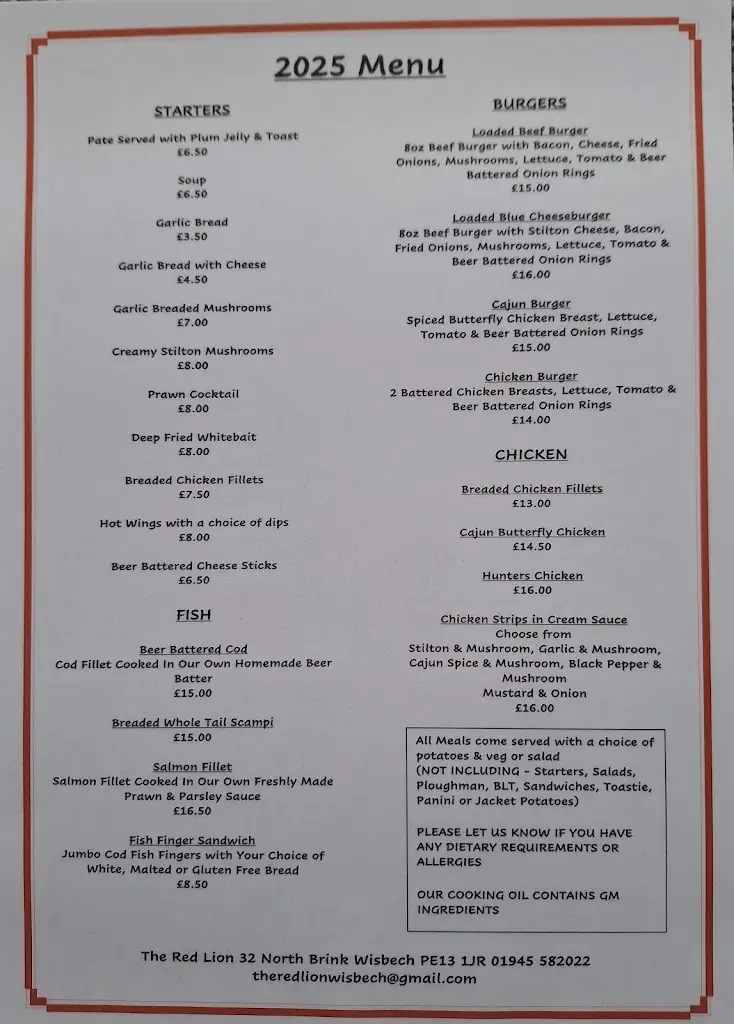Menu_The Red Lion_Emneth_image_3