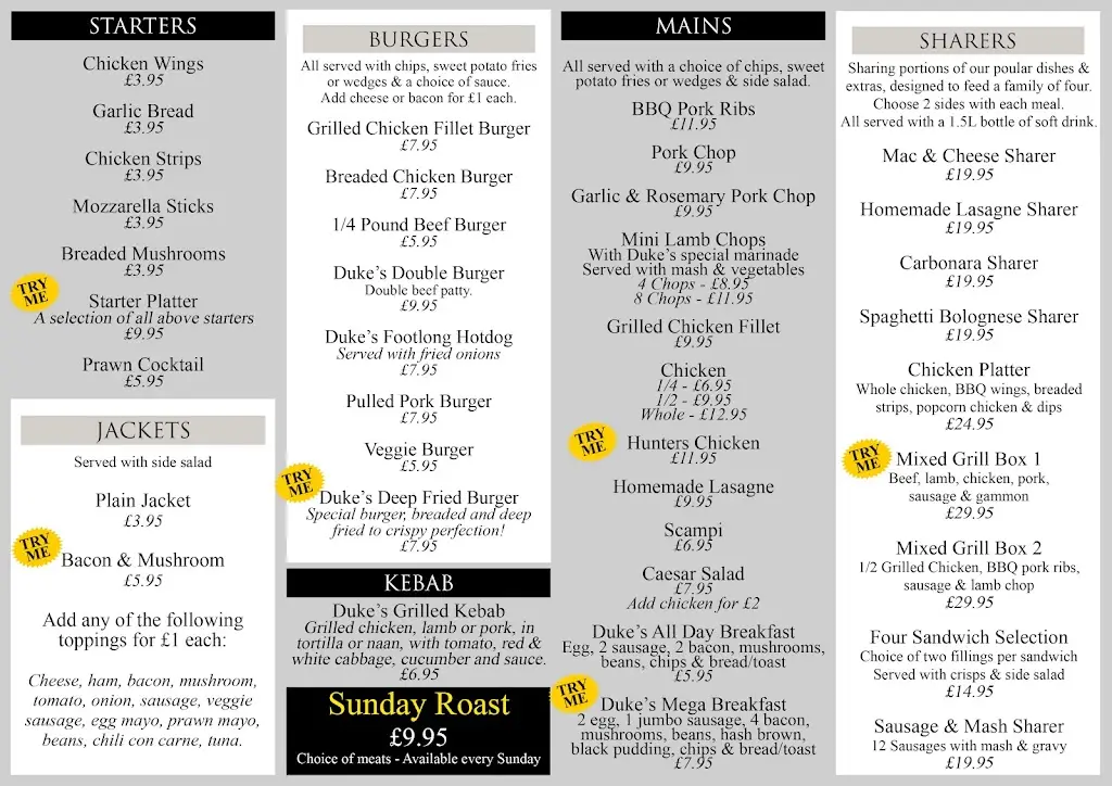 Menu_Duke's Steakhouse_Emneth_image_2