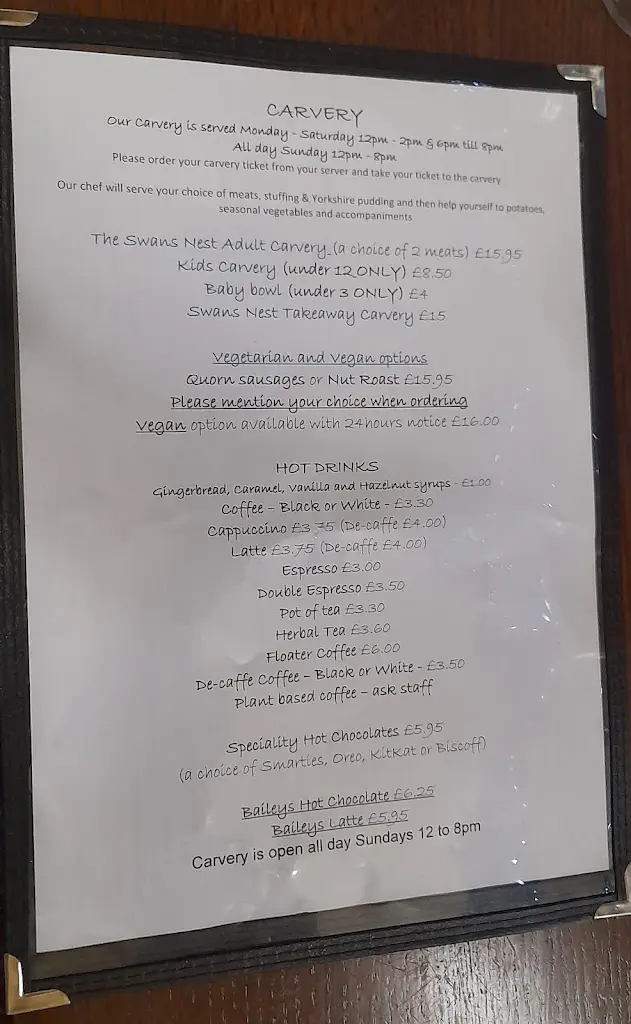 Menu_Swans Nest_Exminster_image_1