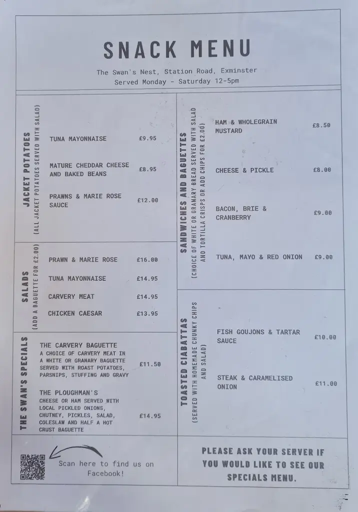 Menu_Swans Nest_Exminster_image_2