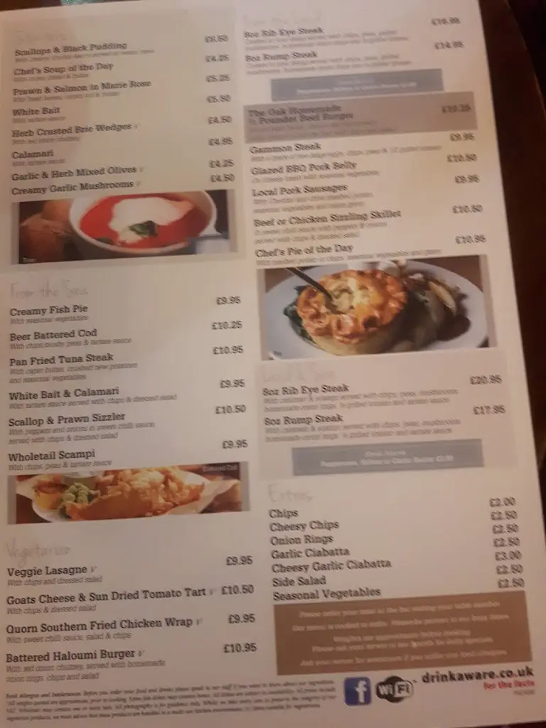 Royal Oak Inn restaurant in Exminster