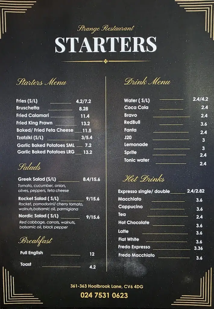 Menu_Strange Restaurant_Exhall_image_2