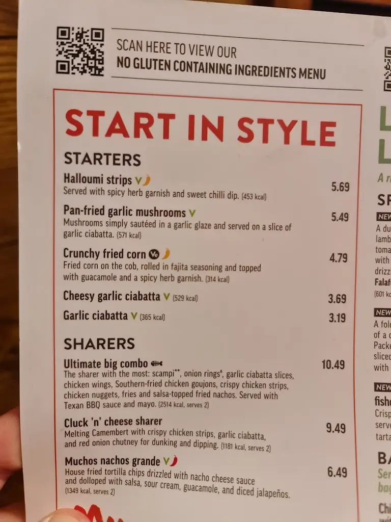 Menu_War Horse_Euxton_image_1