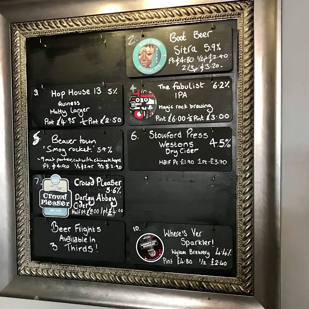 Menu_The Boot Inn_Etwall_image_4