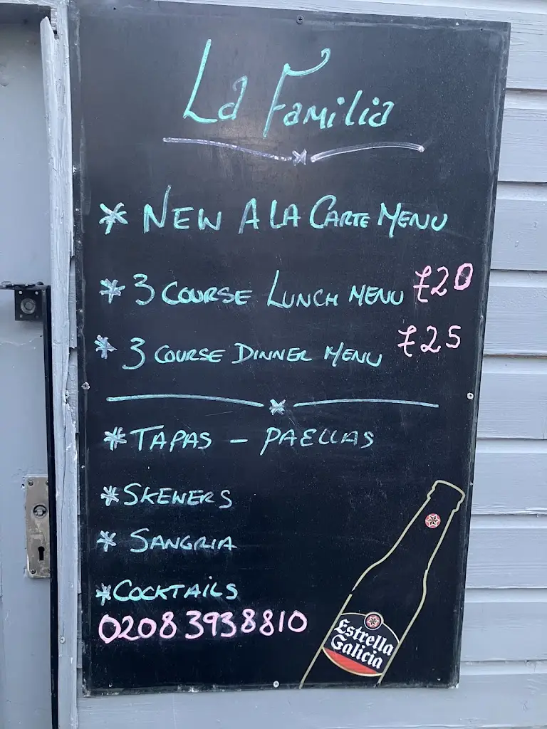 Menu_La Familia Restaurant_Ewell_image_1