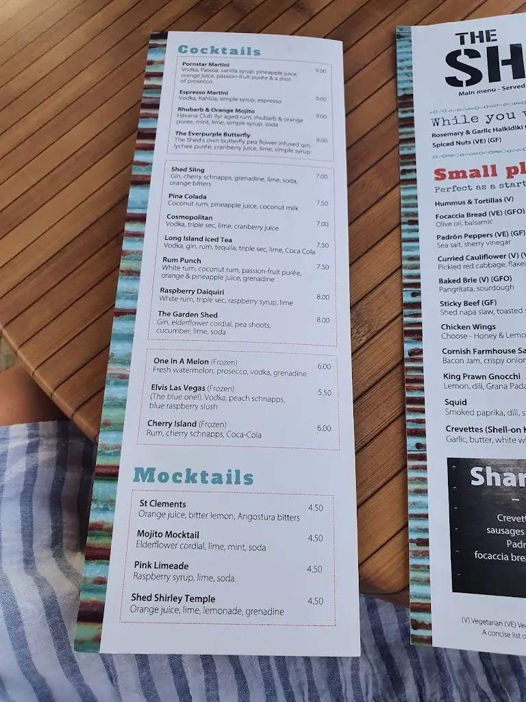 Menu_The Shed_Falmouth_image_3