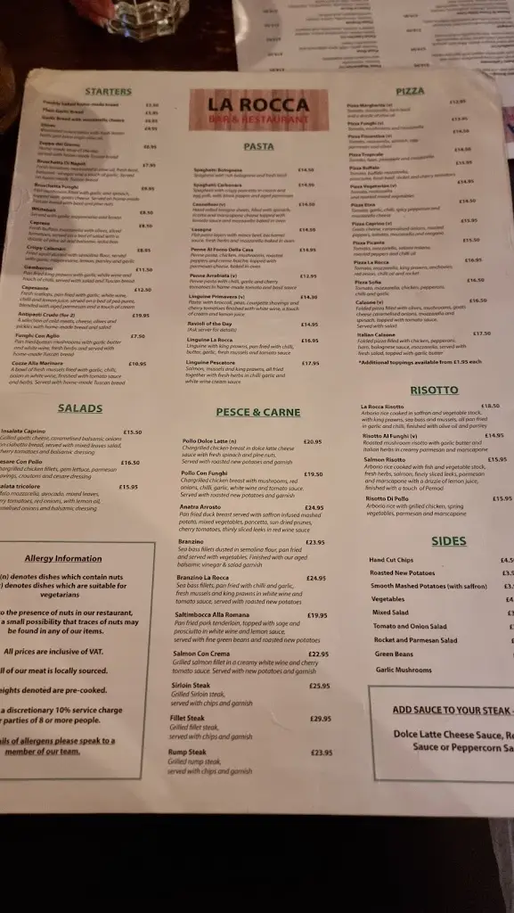Menu_La Rocca Italian Restaurant_Axbridge_image_4