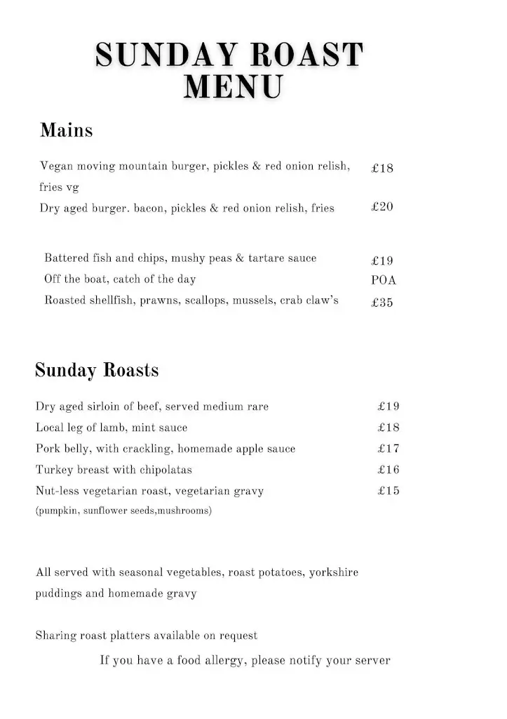 Menu_Land & Sea_Exmouth_image_1