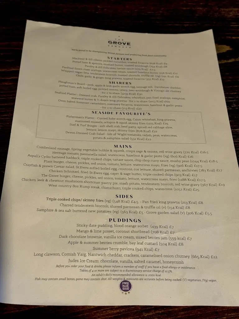 Menu_The Grove_Exmouth_image_3