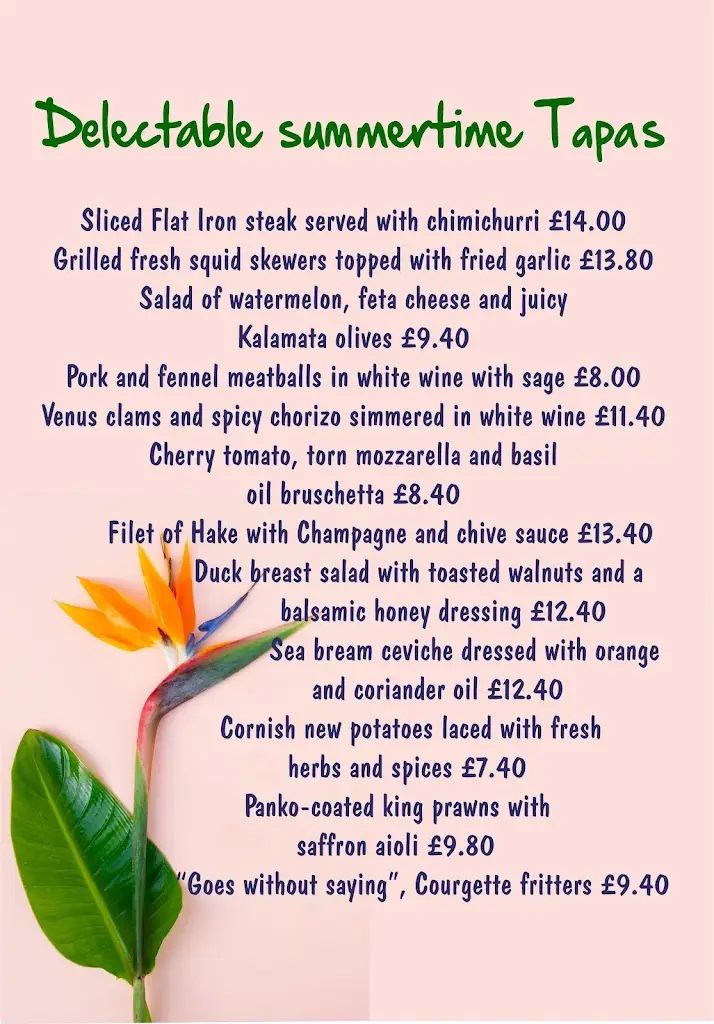 Menu_El Olivo_Exmouth_image_1