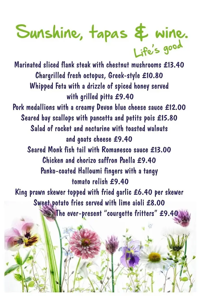 Menu_El Olivo_Exmouth_image_3