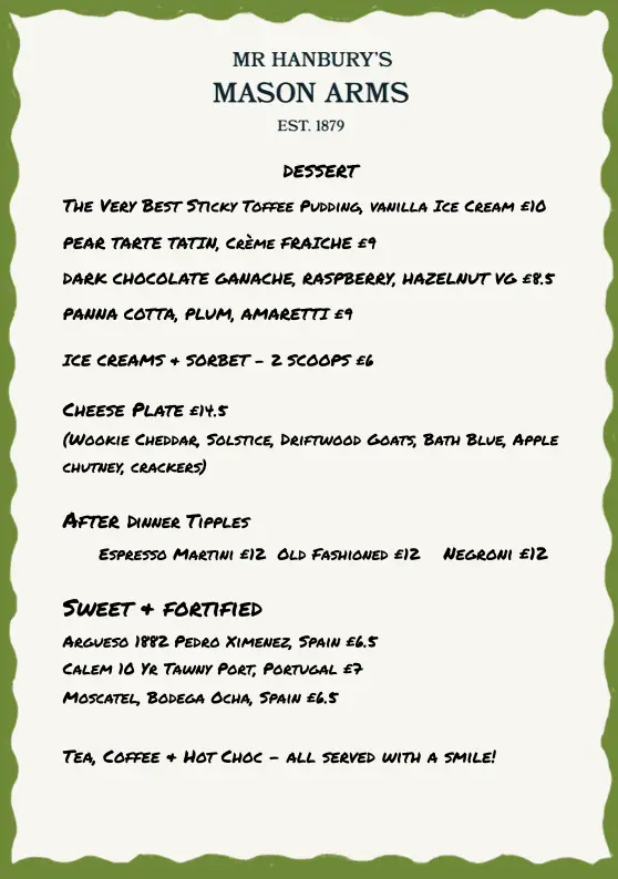 Menu_Mr Hanbury's Mason Arms_Eynsham_image_1