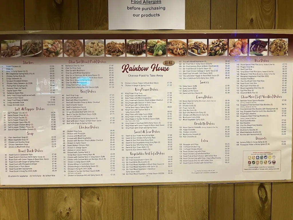 Menu_Rainbow House_Eynsham_immagine_1