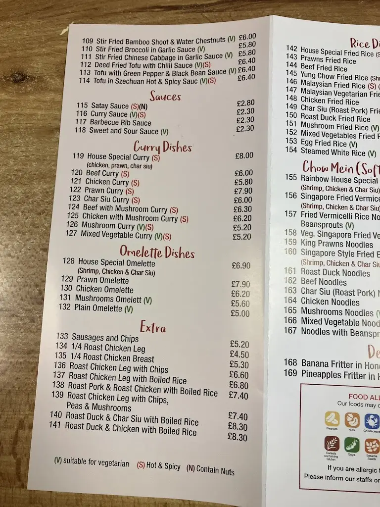 Menu_Rainbow House_Eynsham_immagine_4