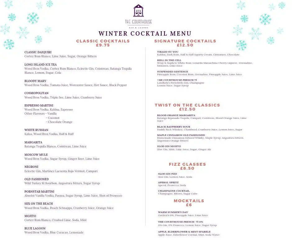 Menu_The White Hart and Courthouse Bar_Eynsham_image_2