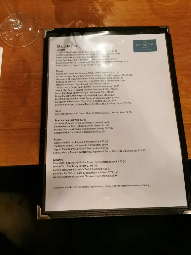 Menu_The Evenlode_Eynsham_image_1