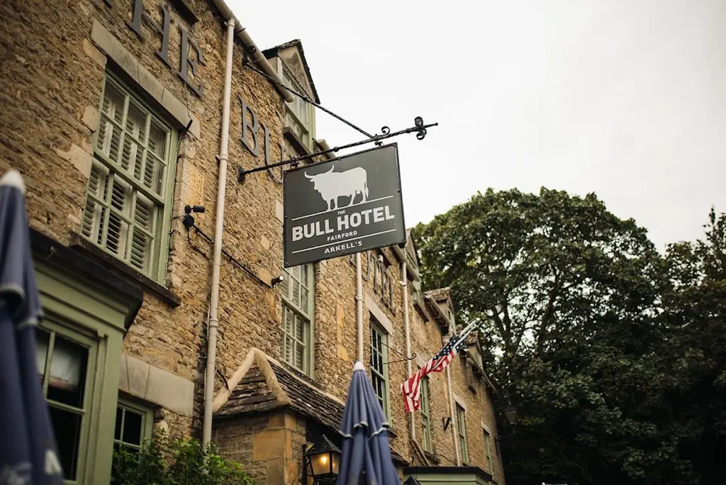 The Bull Hotel restaurant in Fairford