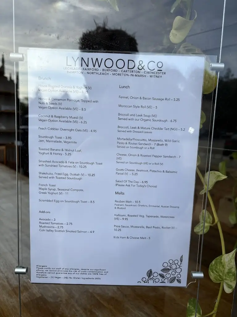 Menu_Lynwood & Co Fairford_Fairford_image_1