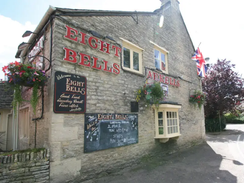 The Eight Bells restaurant in Fairford
