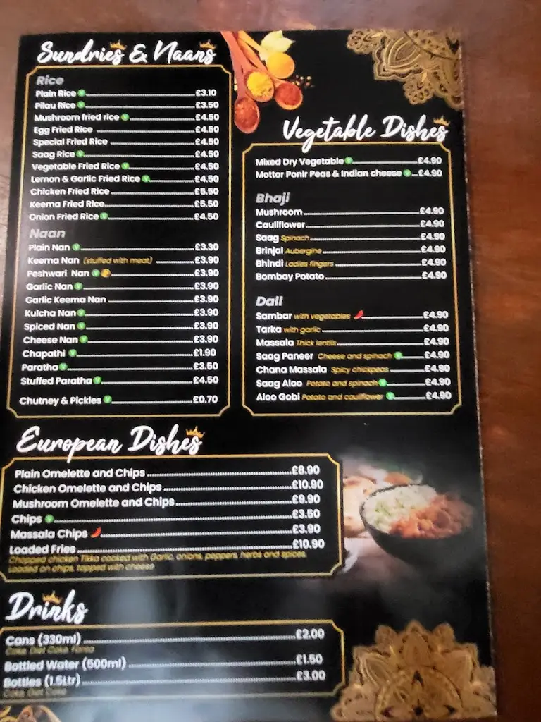 Menu_Curry King _Fairford_image_2