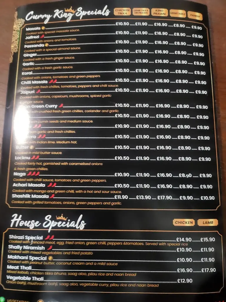 Menu_Curry King _Fairford_image_4