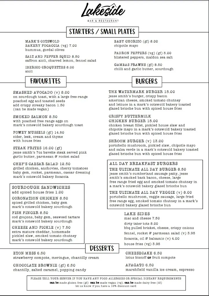 Menu_The Lakeside Brasserie_Fairford_image_1